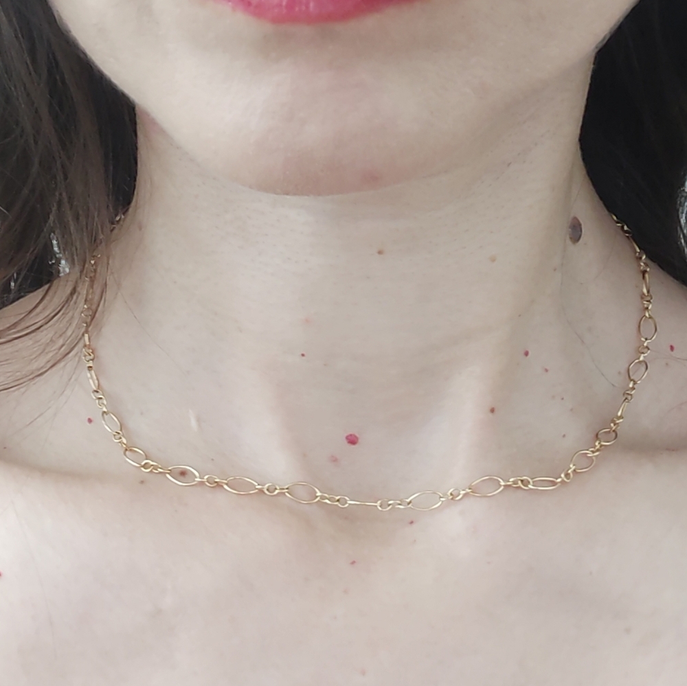 Gold Plated Choker Necklace